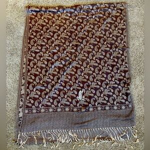 Paisley Patterned Cashmere”M” Scarf | 70 X 36